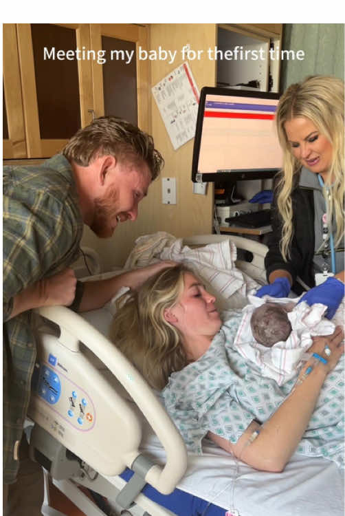 Meeting my baby for thefirst time #pregnancy #newborn 