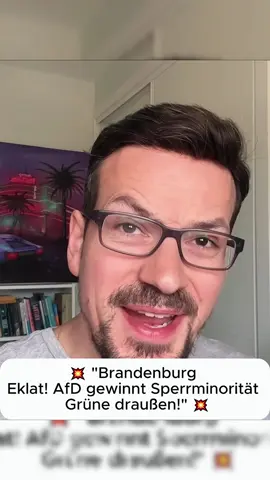 💥 Brandenburg Eklat! AfD gewinnt Sperrminorität – Grüne draußen! 💥#bundestag #politik #eilmeldung #deutschland 