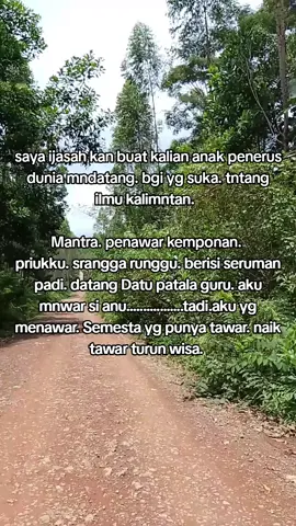 Ilmu ini boleh di ktakan. ilmu penolak bla mla petaka. yg bersifat mmbhayakn kamu. di kalimntan kemponan lh yg pling bnyak di takut kan. Salam tabe🤝🙏 slam budaya kalimntan. 