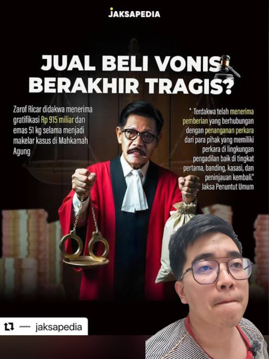 Itu duit sebanyak itu mau dikemanain ya.. ngeri ngeri.. #beritatiktok #korupsi #mahkamahagung #jaksa #fyp 