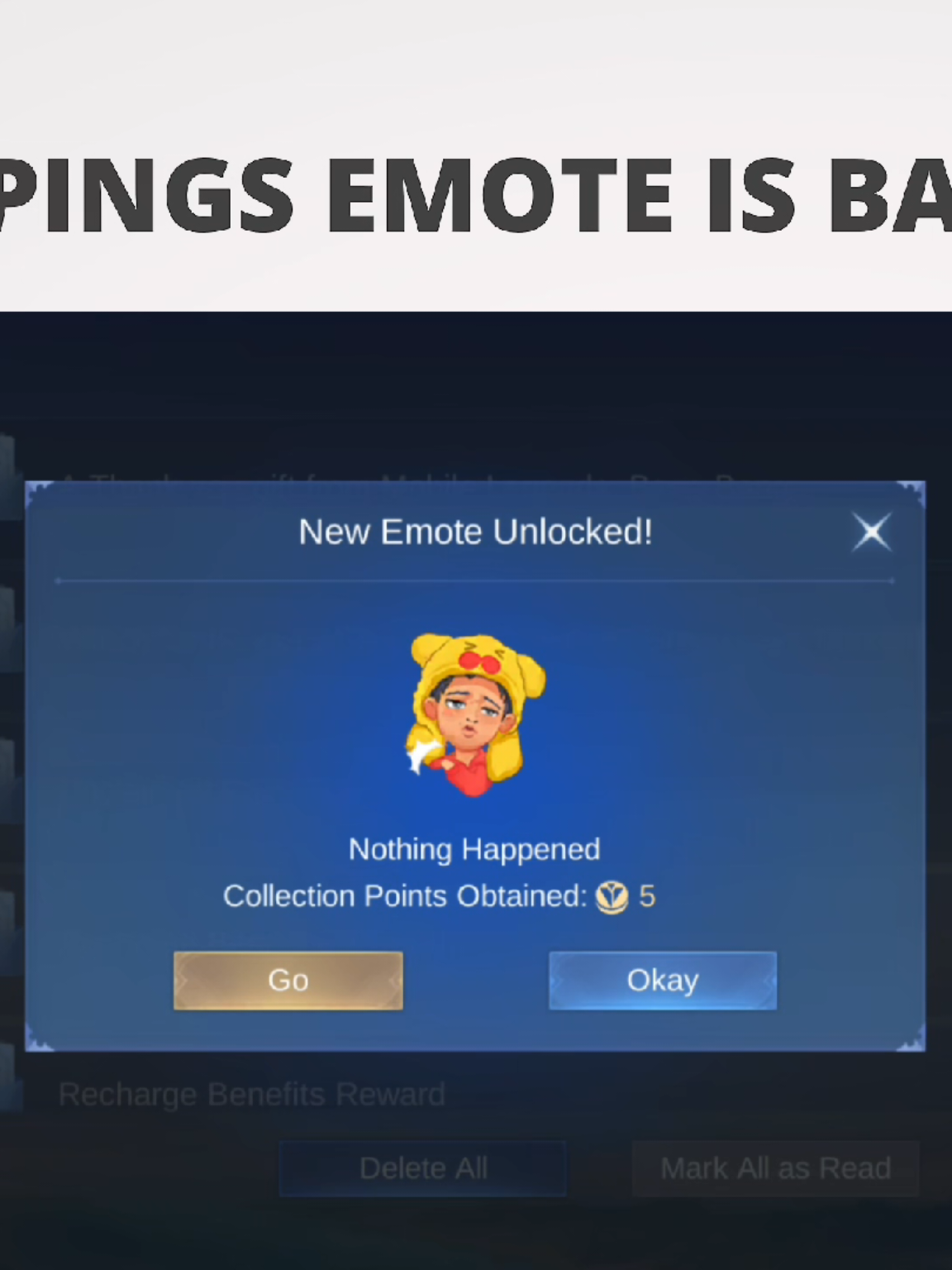 Nakakuha naba lahat? | Trippings emote #MLBB #ReadyforTrippings #ReadyforNEXT #MLBBNEXT2025 #blurredmlbb 