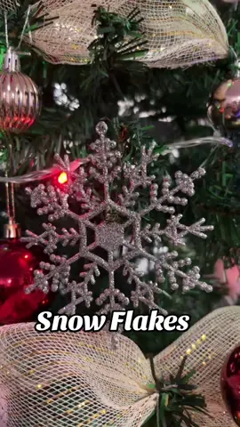 Super ganda para sa christmas tree #christmasdecoration #christmasdecor #snowflakes #ornaments #christmastreeornaments 
