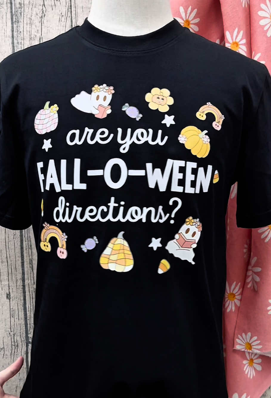 Are You Fall-O-Ween Directions Tshirt 