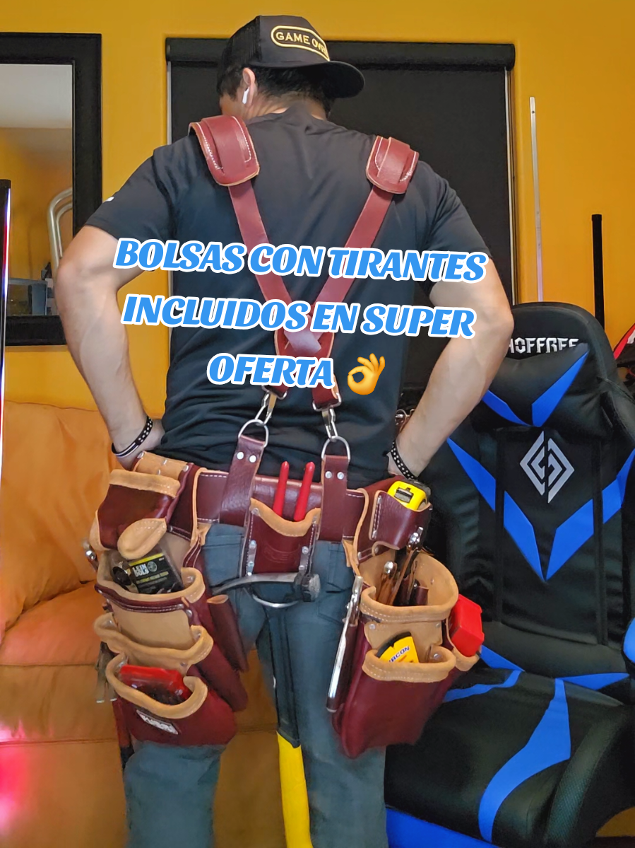 BOLSAS FUERI CON TIRANTES INCLUIDOS EN SUPER OFERTA 👌 #tools #toolspaunch #bolsas #morrales #TikTokShop 