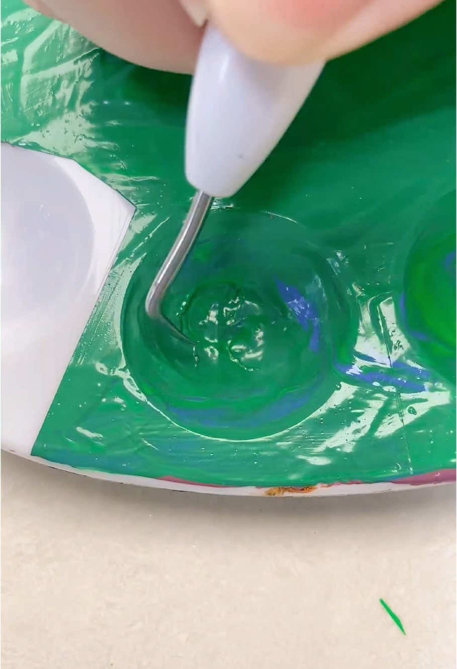 Satisfactory pigment pump clearance #satisfying #paintpull #paint #oddlysatisfying #fyp 