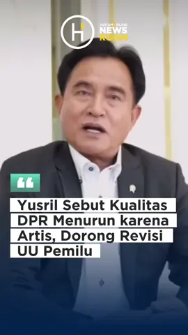Menteri Koordinator Bidang Hukum, HAM, Imigrasi, dan Pemasyarakatan Yusril Ihza Mahendra mengatakan pemerintah tengah berencana melakukan perubahan terhadap UU Pemilu dan partai politik. Apalagi, sudah ada putusan Mahkamah Konstitusi (MK) yang memutuskan menghapus ketentuan ambang batas pencalonan presiden dan calon wakil presiden atau presidential threshold. Yusril mengatakan sistem politik saat ini membuat orang berbakat tidak bisa tampil ke permukaan. Sehingga selama ini hanya diisi oleh artis. 