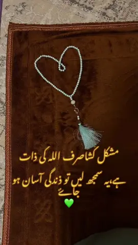 #Allah he mushkil kusha hai, #mehlook se maang k apni toheen na karain 💚♥️💚