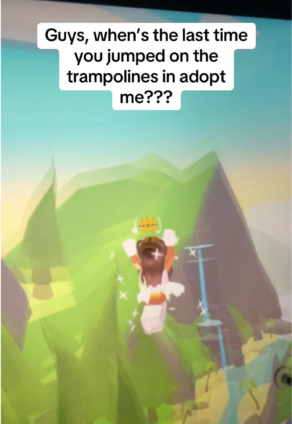 EVERYONE GO JUMP ON THEM IN THE PARK AND SEE IF YOURS DOES THE SAME!!! #adoptme #newupate #glitch #fyp #roblox
