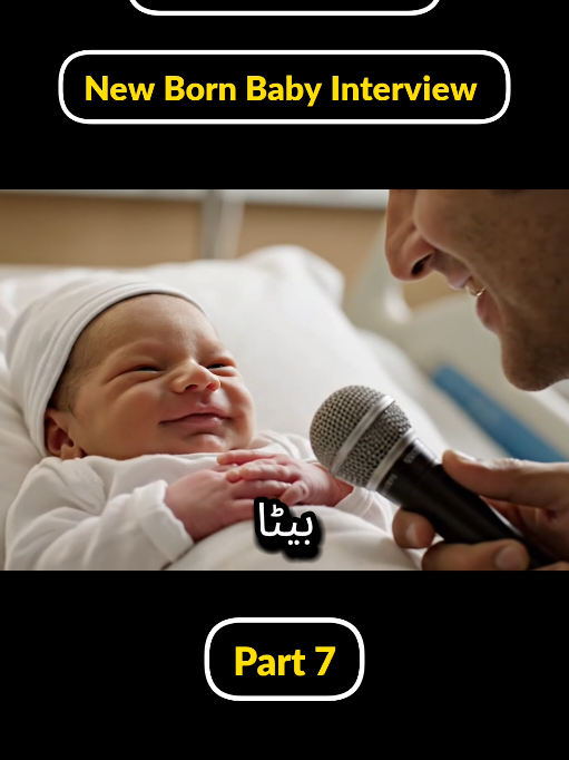 Par 7 | New Born Baby Interview👶🏻🫶🏻✨#viral #islamic #fyp #veo3 #trend 