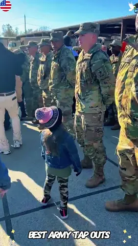 Best army tap outs #military #soldier #tapout #soldierhomecoming #cominghome #fallensoldier #sad #funeral #soldiercominghome #america #fyp #airforce #usa #army #graduation #surprise #reunion 