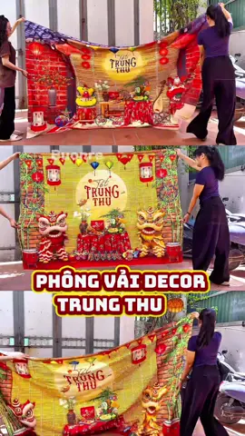 Phông vải decor trung thu #xuhuong #trungthu #decortrungthu #tranhvaidecor #buonre 