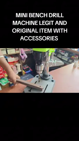mini bench drill machine legit and original item with accessories #fyp #tools #benchdrill #hardwaretools #DIY 