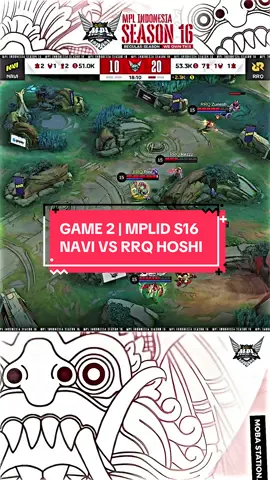 navi vs rrq hoshi | game 2 mplid s16• #navi #rrqhoshi #SeasonsEndGiveaway #MLBBNEXT2025 #fypツ 