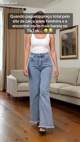✨ Oferta imperdível já! #jeans #cinturaalta #modafeminina #look #fretegratis 