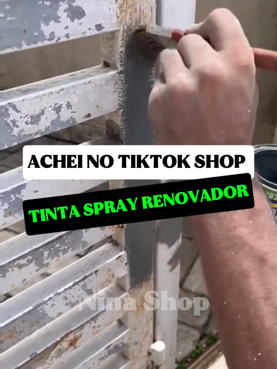 Tinta mais vendida do tiktokshop, agora chegou em Spray.#tinta #novo #portao #ferrugem #tiktok99superofertas 