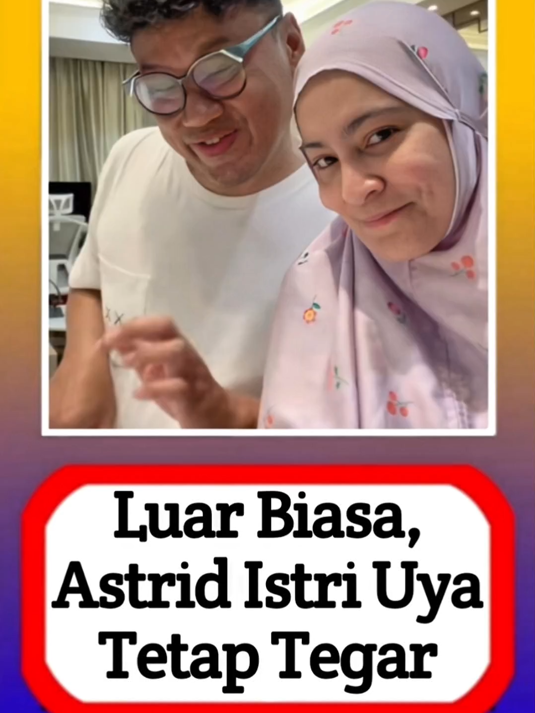 Luar biasa, Astrid istri Uya tetap tegar! #alasyinews #artistsoftiktok #beritaterkini #beritatiktok
