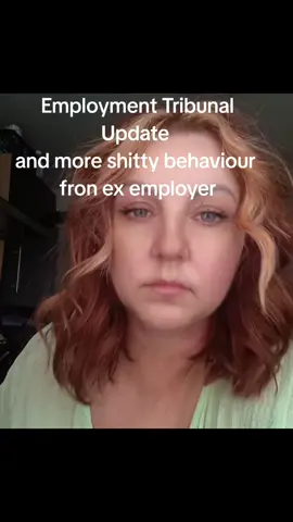 Employment Tribunal and further shitty behaviour from ex employer. (Very large government organisation) #employmenttribunal #toxicworkplace #unfairdismissal #disabilitydiscrimination 