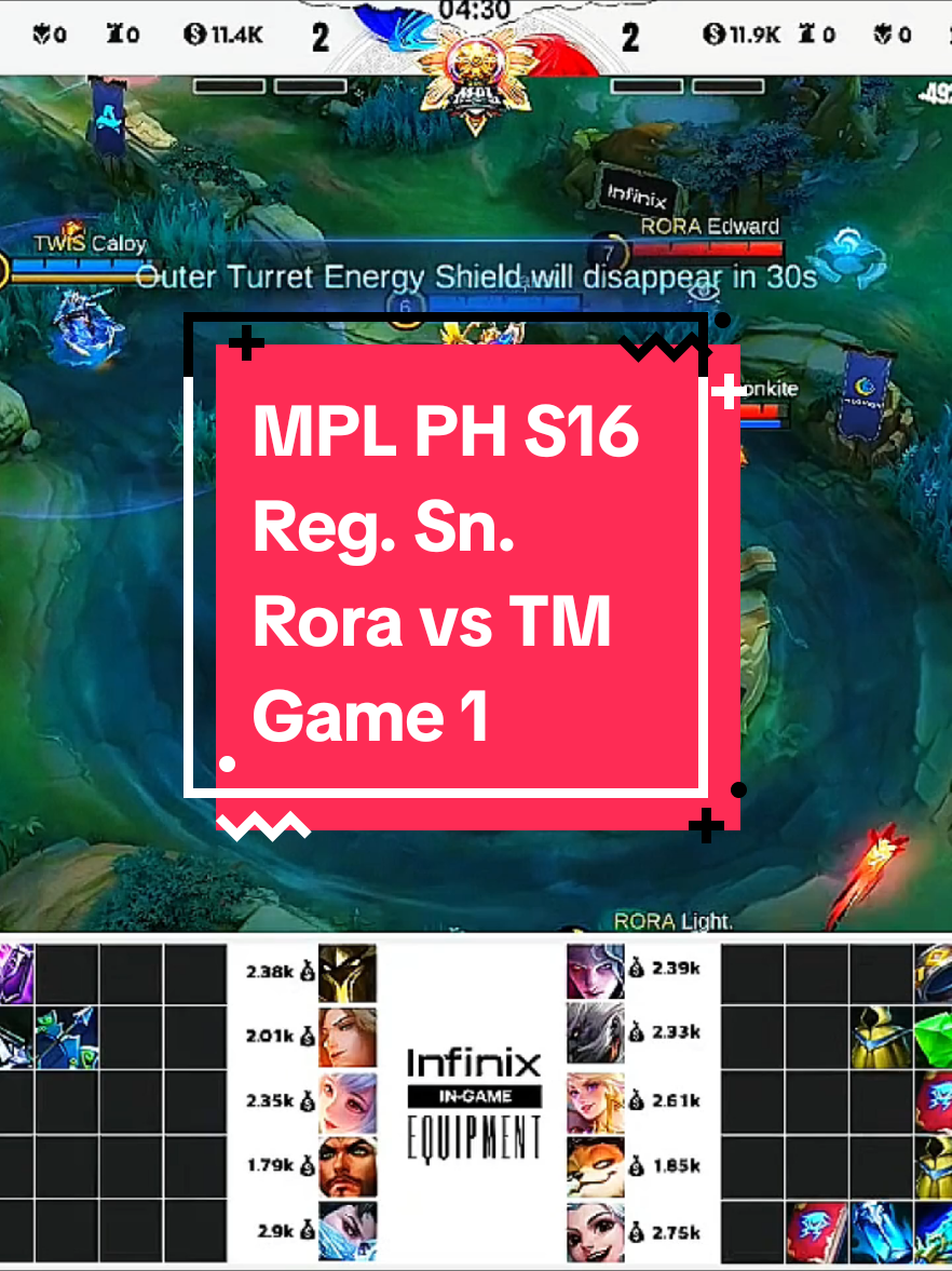 MPL Philippines | Season 16 | Regular Season | Aurora vs Twisted Minds Game 1 #mplphilippines #LakasNgPinas  #MLBB 