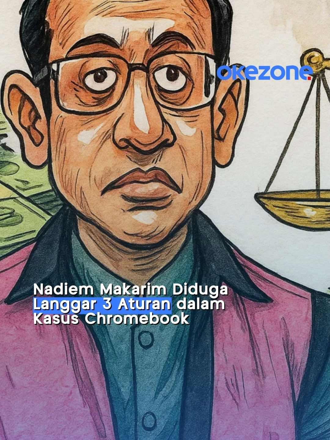 Mantan Mendikbudristek, Nadiem Anwar Makarim ditetapkan sebagai tersangka kasus dugaan korupsi pengadaan laptop berbasis chromebook. Perbuatan Nadiem dalam meloloskan produk google itu dinilai melanggar 3 ketentuan hingga membuat negera rugi sebesar Rp1,9 Triliun. Demikian diungkapkan Dirdik Jampidsus Kejagung RI, Nurcahyo Jungkung Madyo di Gedung Bundar Jampidsus Kejagung RI, Kamis (4/9/2025). 