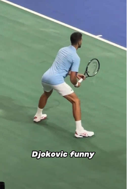 Djokovic’s Funniest Moments – The 'Djoker' in Action! #djokovic #tennislegend #tennis #tennisplayer #tennistiktok #cricket #atp #nadal #dimitrov #funnyvideo