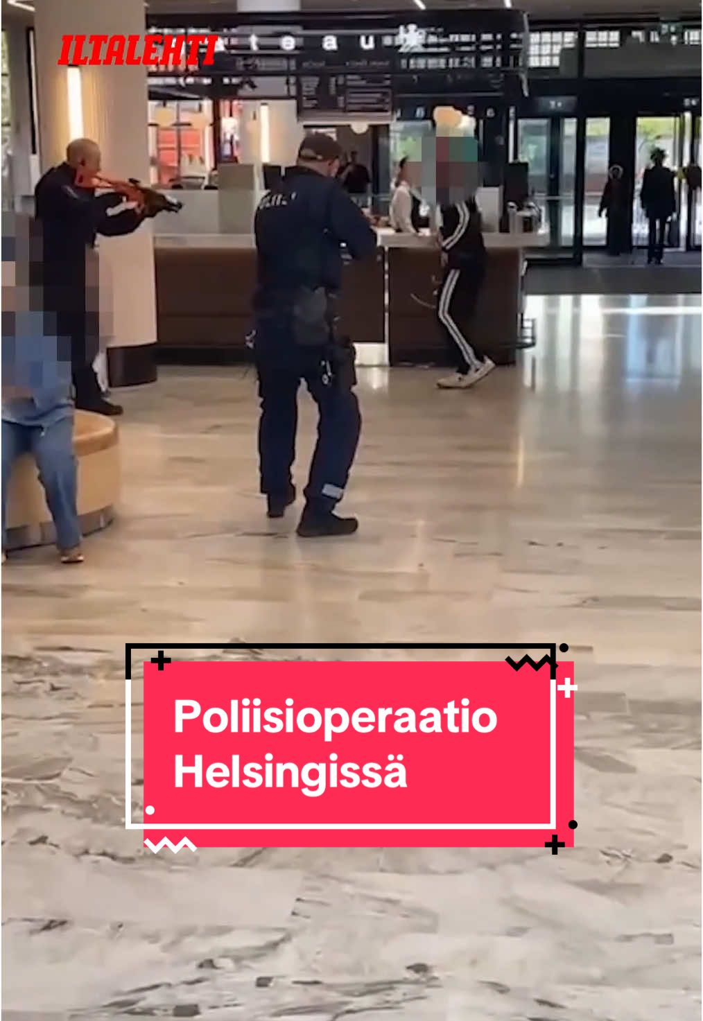 👮‍♂️Tältä näytti poliisioperaatio kauppakeskuksessa Helsingin Itäkeskuksessa.  #poliisi #helsinki #iltalehti #uutiset #itäkeskus #uutinen #itis 