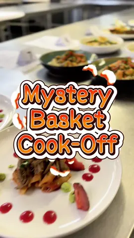 2nd Year Chef rising up to the Mystery Basket Challenge! #swisshotelschool #culinary #hospitality #chef 