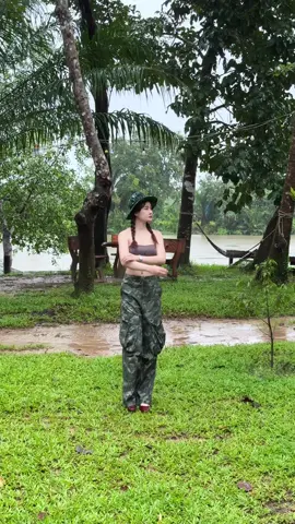 ទេសភាពស្រែអំបិល camping 🏡🌳@CushionHang6in1 @CEO HANG Brand 