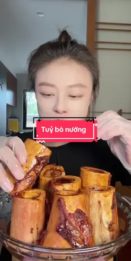 Tuỷ bò nướng #toimuonancathegioi #viral #xuhuong #asrmmukbang #tuybonuong 