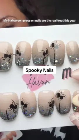 These holiday-themed acrylic press on nails are hand-painted with salon-quality detail, giving you a flawless  manicure at a fraction of the cost. High quality, affordable, and even better with free shipping when you buy four or more sets, these press on nails make at-home glam effortless and fun. #PressOnNails #DIYNails #AtHomeManicure #NailArtAtHome #AffordableNails 