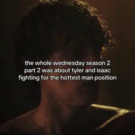 we all know the award goes to isaac tho😹✌️ dare i say a better villain than tyler | #isaacnight#tylergalpin#wednesday#wednesdayseason2#fyp  