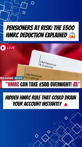 HMRC’s new enforcement powers mean they can take £500 directly from your bank account — without warning, without court, and without your consent. Pensioners across the UK are being hit hardest, with banks legally forced to cooperate. This investigation reveals how the policy works, who’s at risk, and what steps you can take to protect yourself. Stay informed and protect your money.    #HMRC #UKPensioners #FinanceNewsUK #MoneyMatters #UKBanks