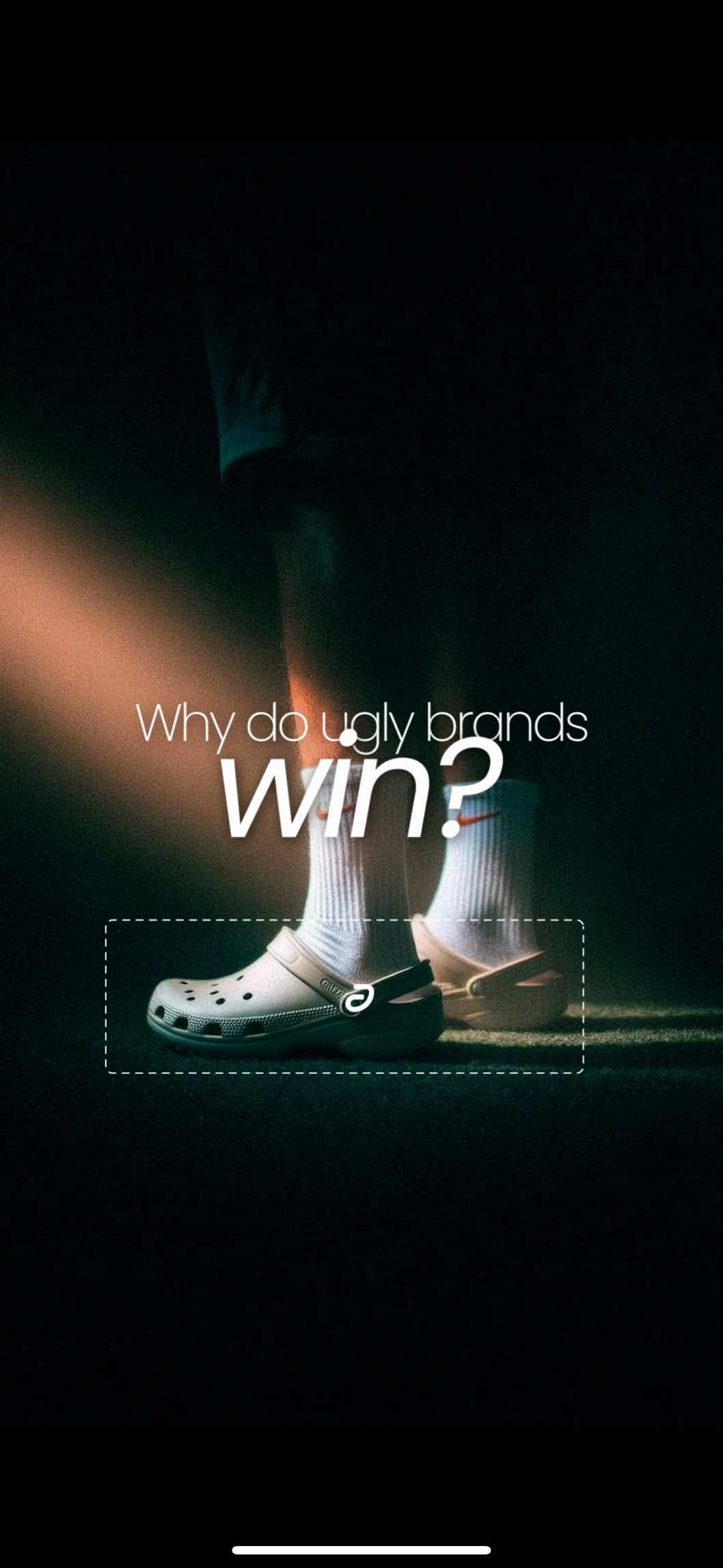 Why do ugly brands win? Crocs. Once the ugliest shoe on the planet. A meme. A joke. Something you’d only wear in the garden. But today? A billion dollar brand on runways, in celebrity closets, and deep in culture. They didn’t run from the hate. They leaned into it. Loud colors. Bold collabs. Outrageous designs. What was once mocked became a statement. Because products don’t need to be beautiful. They need to be memorable. Crocs doesn’t sell shoes. They sell confidence, comfort, and the freedom to be unapologetically you. And that’s why Crocs won. In branding, the worst thing isn’t being ugly. It’s being forgettable. Want to also build a memorable brand? Book a call using the link in bio Follow for more value! 🚀