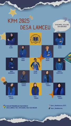 ayukk kenalin sama abang-abang dan kakak-kakak yang akan KPM di Lamceu, Aceh Besar 😍 #kpm2025 #kpmlamceu25 #kuliahpengabdianmasyarakat #kuliah #fyp