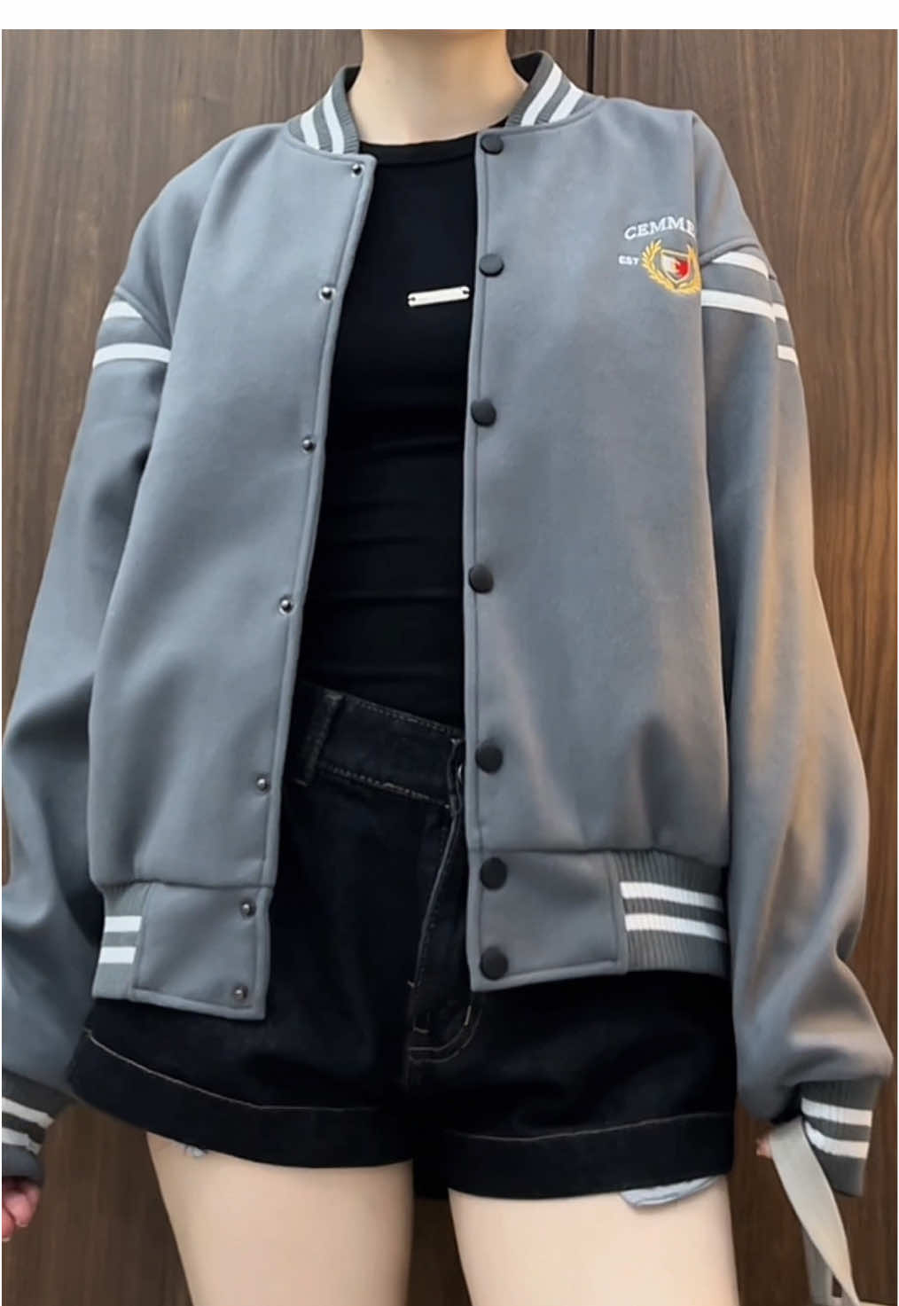 Áo khoác CEMMERY 🌿🌸🌥️✨🌻 #reviewthoitrang #aokhoac #bomber #varsity #cemmery 