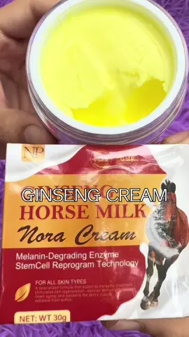 Problema modim ba ang ace,dark spots,melasma at dry skin? try this Ginseng horse milk cream ❤️ #ginsengcream #ginsenghorsemilk #horsemilk #cream #creamginseng 