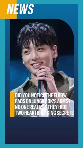 Did you notice the elbow pads on Jungkook's arms No one realizes they hide two heartbreaking secrets.#foryou #usa #tiktok #bts #jungkook#v