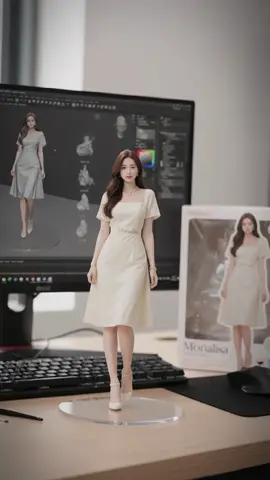 Tạo mô hình figure 3D với Gemini Nano Banana 1. Mở Gemini 📲 2. Tải lên ảnh của bạn 📸 3. Dán câu lệnh sau  create a 1/7 scale commercialized figure of thecharacter in the illustration, in a realistic style and environment. Place the figure on a computer desk, using a circular transparent acrylic base without any text.On the computer screen, display the ZBrush modeling process of the figure. Next to the computer screen, place a BANDAI-style toy packaging box printed with the original . #xuhuong #tupromptai #foryou #gemini #capcut 