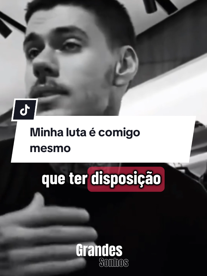 MINHA LUTA É COMIGO MESMO  #motivacao #disposicao #mckako 