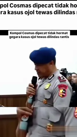 Kompol cosmos di ptdh .org tua k*or*bn menangis Krn kehilangan ank yg di cintai yg di bsar kan dr orok yg jg sbgai tulng punggung kluarga,sdngkan Kompol cosmos menangis Krn kehilangan pekerjaan nya.vdeo yg ke 2 diduga rkman saat PD saat itu dan SDH bredar#promoseruweekend #kompolcosmosptdh#kompolcosmosdipecat#kapolri#brimob
