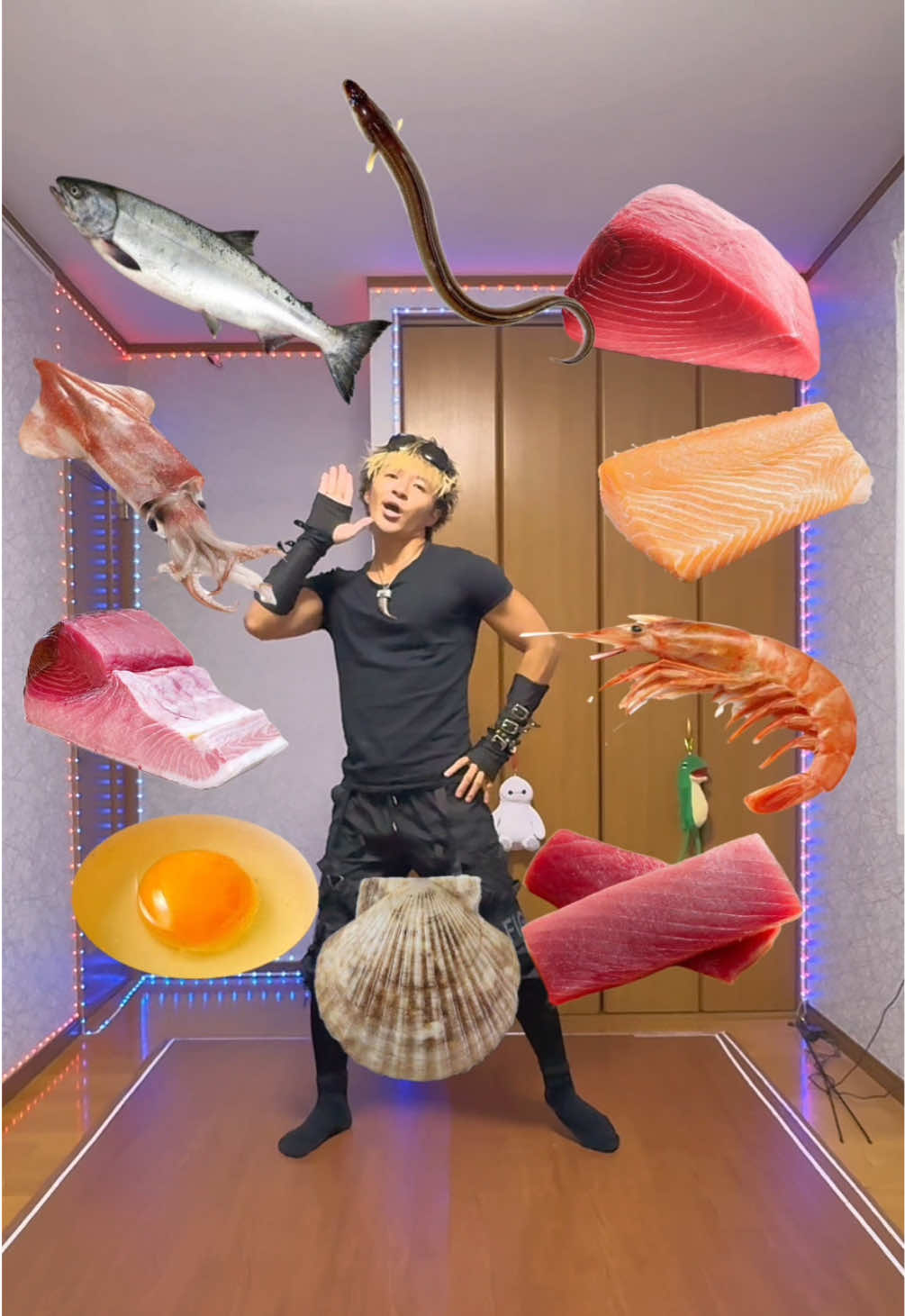 完璧なリズムで海鮮丼を作る男がヤバすぎる‼︎ This guy cooks seafood bowls with perfect rhythm - it's amazing🍣 #内山さん #uchiyamasan