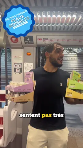 Obligé d’installer un stand dans le métro… #nigelle #tiktokshop #ProduitsNaturels #deodorant #cremevisage 