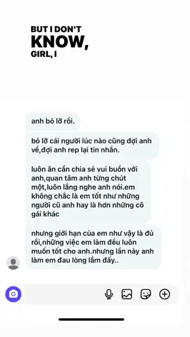anh bỏ lỡ rồi