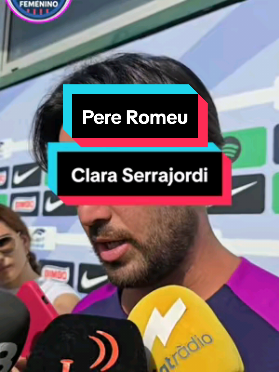 Palabras de Pere Romeu, en la  Previa del Partido Athletic Club vs Fcb Barcelona, sobre Clara Serrajordi y las jóvenes emergentes del B. #fcbfemeni #fcbarcelona #futbolfemenino #barça #futfem 