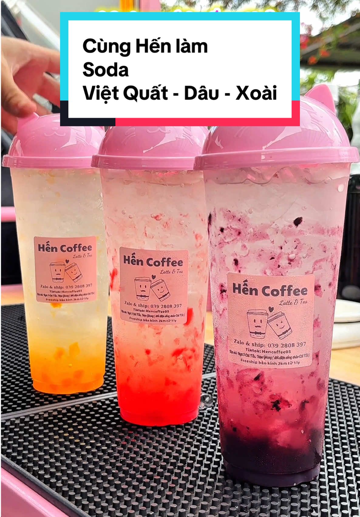 Món này mùa nóng bán mỏi tay lun á #sodavietquat #hencoffee #sodadau #congthucsoda #xuhuongtiktok