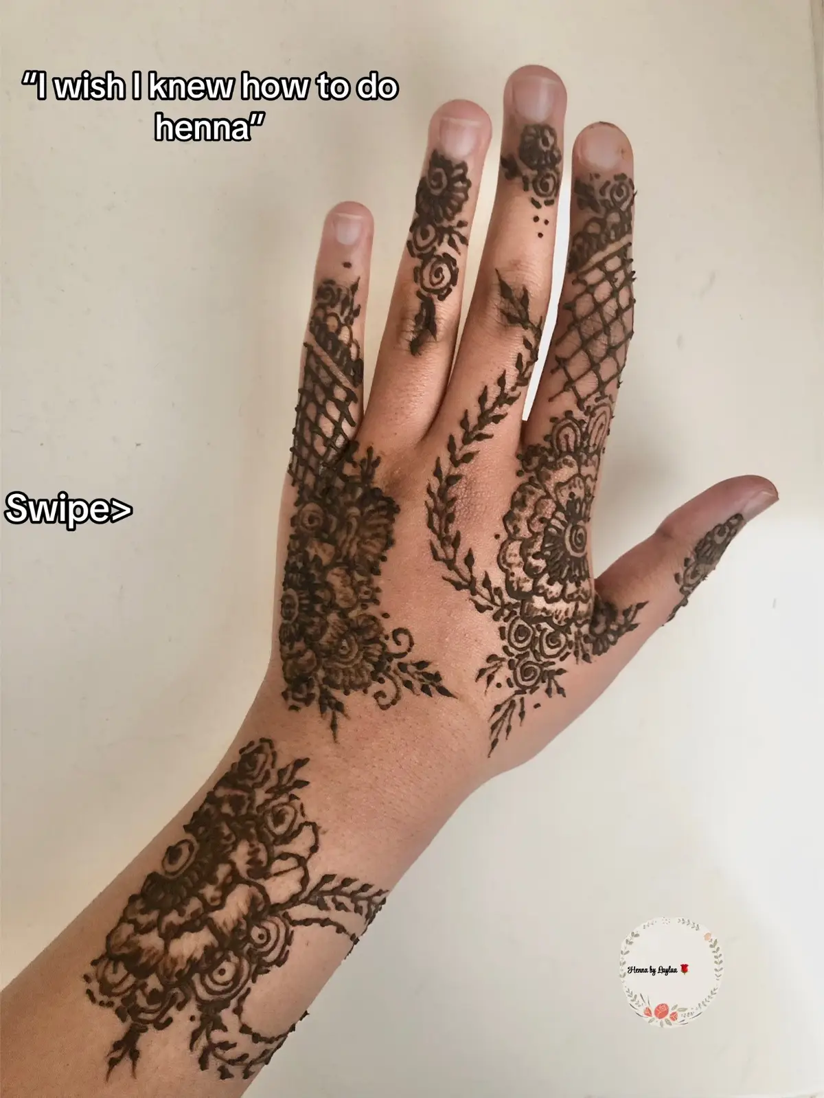 I saw this trend and thought I would do one using some of my designs that I have created.All these designs were done this year.Couldn’t be more prouder there Will hopfully be lots more to come!❤️ #henna #hennadesign #hennaartist #viral_video #hennatiktok 