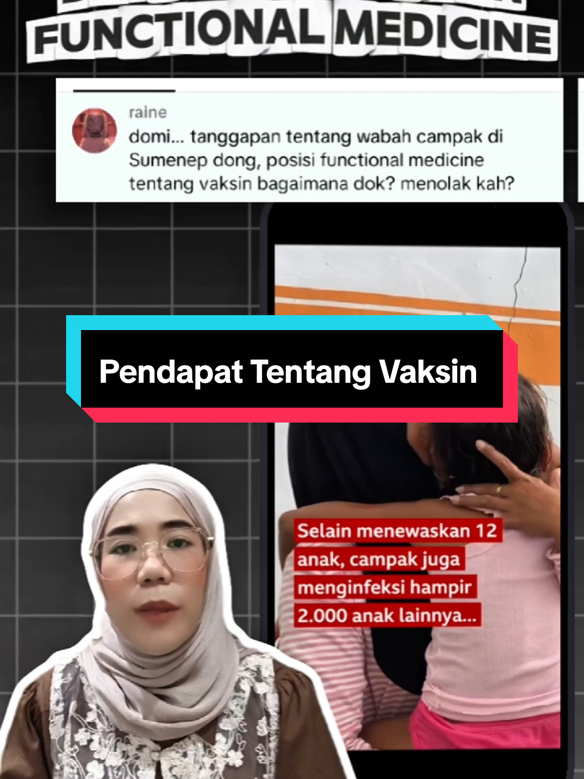 Membalas @cherryixez  Vaksin ataupun tidak vaksin, keduanya sama2 punya tanggung jawab dan komitmen yang sama untuk menjaga pola makan sehat dan menjalani pola hidup sehat #vaksin  #vaksinasi  #imunisasi  #wabahcampak  #sumenep 