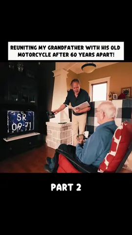Grandpa Sees His Motorcycle Again After 60 Years - Part 2 #fyp #viral #emotional #family #motorcycle
