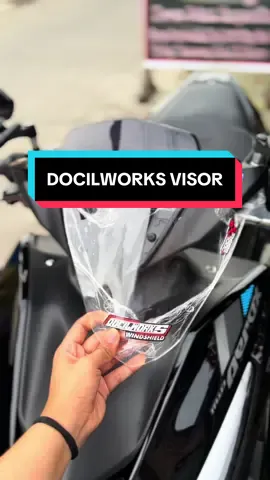 DOCILWORKS VISOR follow for more! link in comment #stkph #aerox155 #aerox #yamahaaerox #docilworkswindshield 