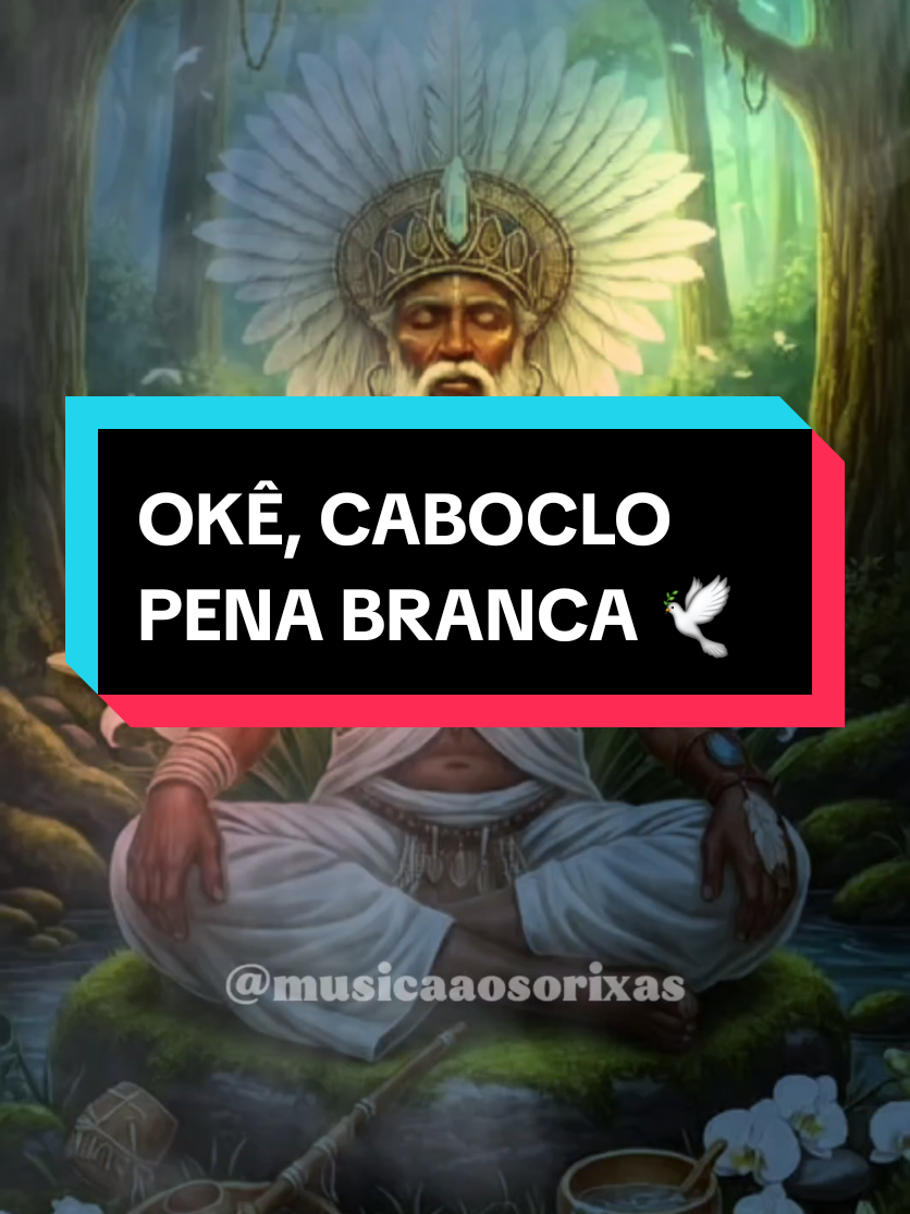 ​A pena mais alta, a paz mais profunda. 🕊️ Okê, Caboclo! Salve a força de Pena Branca, o Caboclo de Oxalá. Ele é a paz que acalma a tempestade, a sabedoria que guia sem alarde e a cura que vem da fé. Salve o chefe da falange, o mensageiro da paz! ​Peça a paz de Pena Branca para sua vida. Comente: 
