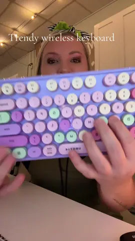✨Teachers deserve cute + functional!✨ This wireless keyboard + mouse set is perfect for your classroom desk. 💻🎀 The pastel colors make grading + planning way more fun! 🌸🖱️ Snag yours today in my TikTok shop! 🛒📚 #TeacherTikTok #TeacherFinds #TikTokMadeMeBuyIt #TikTokShop #ClassroomAesthetic 